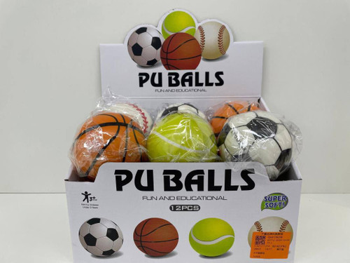 توپ اسفنجی بزرگ بسته ۱۲ عددی (آیتم ۷۷) | پخش عمده و تکی | بازار صالحآباد تهران