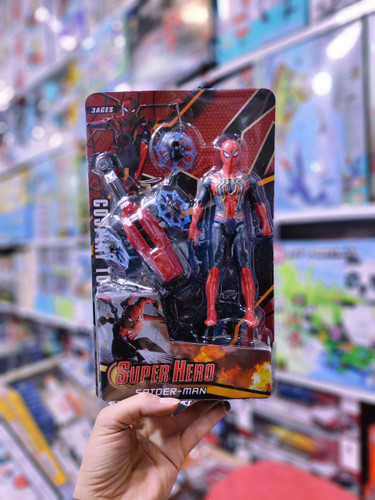 دستکش اسپایدرمن با فیگور آیتم 0020 | پخش عمده و تکی اسباببازی صالحآباد