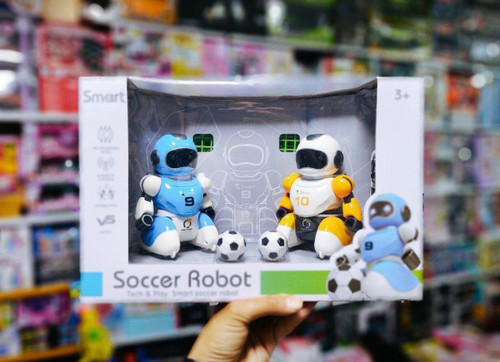 ربات فوتبالیست با دروازه آیتم ۳۰۶۶ | اسباب بازی صالح آباد